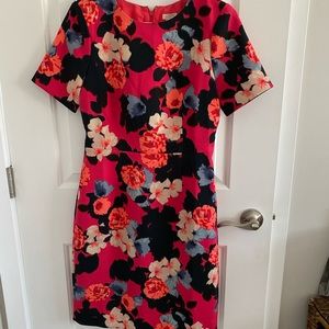 J. Crew Fitted floral dress